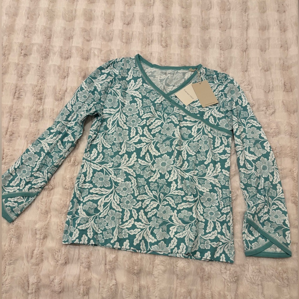 NWT Garnet Hill Sleep Shirt Size Small